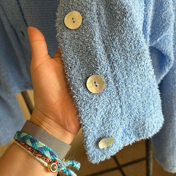 Blue cropped cardigan sweater 🥞 - Picture 5 of 5